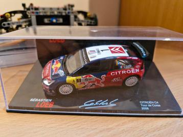 Citroën c4 wrc 2008 1/43ieme ixo  disponible aux enchères