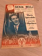 Oude bladmuziek „Sicilia Bella” — Mario Splendido, Ophalen of Verzenden, Gebruikt, Artiest of Componist, Piano