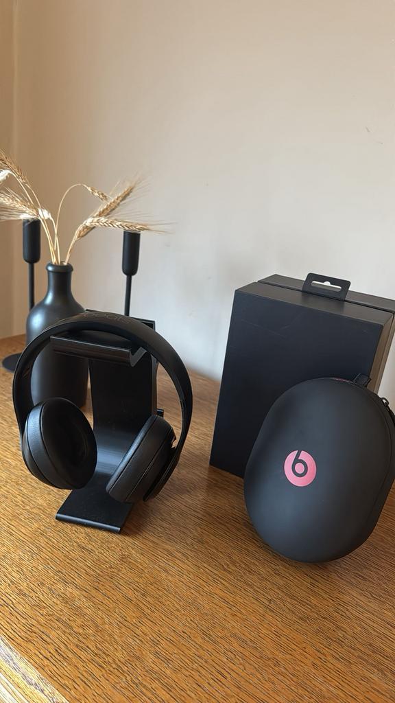 Beats Studio3 Wireless Zwart – Perfecte staat – Compleet, Computers en Software, Headsets, Zo goed als nieuw, Draadloos, Inklapbare microfoon