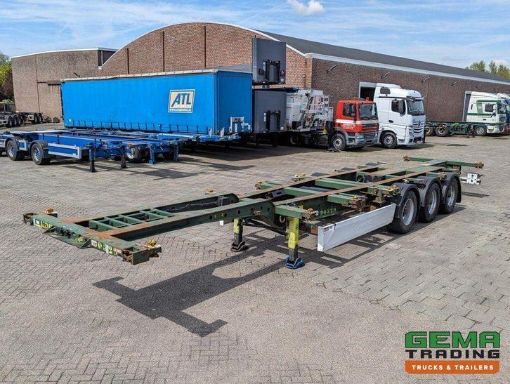 Krone SD 27 3-Assen BPW RearSlider - DrumBrakes - 5280kg (O1, Auto's, Vrachtwagens, ABS, Aanhangers en Opleggers