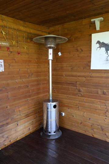 Radiateur de terrasse, Rotatif, Sol, Enlèvement, Utilisé