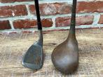 2 X VINTAGE - ANTIQUE GOLF / WOODEN ANTIQUE - BOSTON, Ophalen