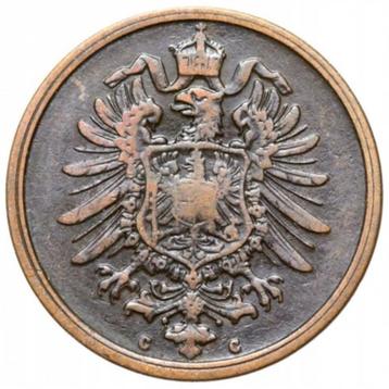 Duitsland C - Frankfurt 2 pfennig, 1875 