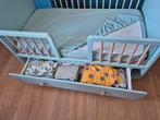 ikea baby/peuterbed turquoise + Aerosleepmatras/honinggraad, Ophalen, Gebruikt, Minder dan 140 cm, Matras