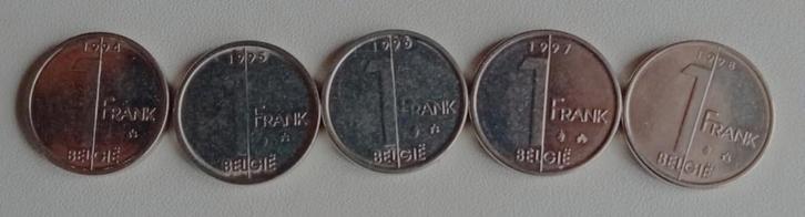 munten van 1Belgische frank, Timbres & Monnaies, Monnaies | Belgique, Série, Enlèvement ou Envoi