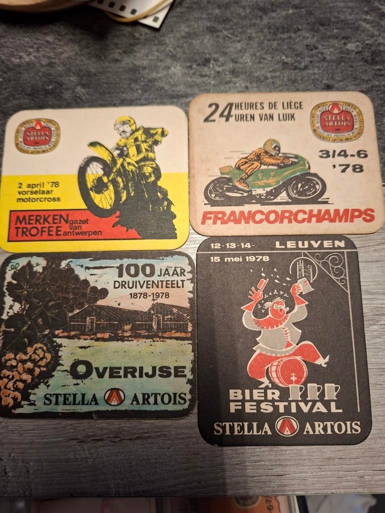 sous bock Stella Artois, Ophalen of Verzenden, Stella Artois