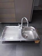 Inox spoelbak van Franke met kraan, Huis en Inrichting, Keuken | Keukenelementen, Ophalen