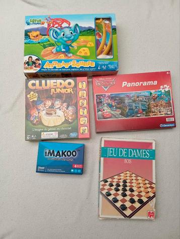 Set van 5 bordspellen  beschikbaar voor biedingen