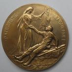 Grande médaille du Cardinal Mercier 1914 - 1918, Collections, Enlèvement ou Envoi, Autres, Ruban, Médaille ou Ailes