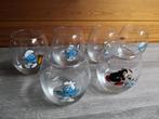 Set van 6 glazen de smurfen, Ophalen