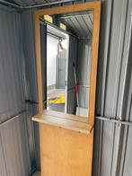 Spiegel met kapstok, Antiek en Kunst, Ophalen, Rechthoekig, 50 tot 100 cm, 150 tot 200 cm