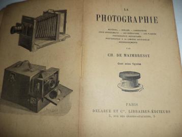 antiek boek La Photographie par Ch. de Maimbressy Paris