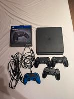 Playstation 4 met controllers, Ophalen of Verzenden, Gebruikt, Met 3 controllers of meer, Slim