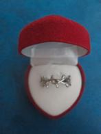 Bague - couleur argentée - feuilles tressées (NOUVEAU), Bijoux, Sacs & Beauté, Bagues, Neuf, Enlèvement ou Envoi, Fer ou Acier