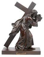 statue en bronze ( laurent ) christ, Antiquités & Art, Enlèvement ou Envoi