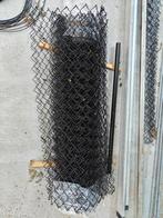 Zwarte tennisdraad 150cm hoog, 16m lang, Tuin en Terras, Gaas en Draad, Ophalen, Nieuw, Draad
