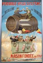 Jenever-Affiche-Hasselt-Stokerij-Theunissen-Origineel-Rare!!, Reclamebord, Gebruikt, Ophalen of Verzenden