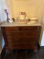 commode met marmeren tablet, Gebruikt, 50 tot 100 cm, 3 of 4 laden, Minder dan 100 cm