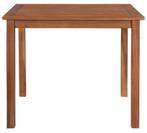 Lot van 5 Tuintafels 85x85x74 - Massief Acacia (NIEUW!), Ophalen, Nieuw, Vierkant, Hout