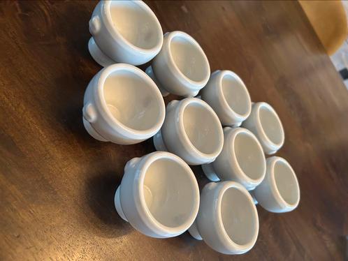 Lot van 10 mini leeuwenkop soeppotjes, Huis en Inrichting, Keuken | Servies, Zo goed als nieuw, Ophalen of Verzenden