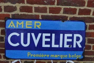 AMER CUVELIER.  PLAQUE EMAILLEE  1927, Enlèvement ou Envoi