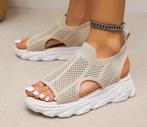 Sandalen - maat 38, Ophalen, Beige, Nieuw, Sandalen of Muiltjes
