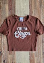T-shirt Zara Chupa Chups, Bruin, Zara, Ophalen of Verzenden, Zo goed als nieuw