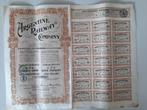 Argentine Railway Company aandelen obligatie, Ophalen, Gebruikt