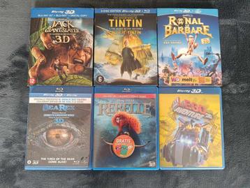 Lot de 6 Blu-Ray 3D  beschikbaar voor biedingen