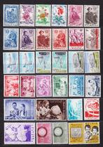 Belgique 1960 année complète, Timbres & Monnaies, Timbres | Europe | Belgique, Envoi, Non oblitéré, Trace d'autocollant