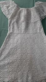 Robe en dentelle élastique blanche Zara Girls 140, Robe ou Jupe, Enlèvement ou Envoi, Comme neuf, Zara Girls