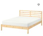 Cadre de lit 140x200 avec matelas, Queen size, Brun, Enlèvement, Utilisé