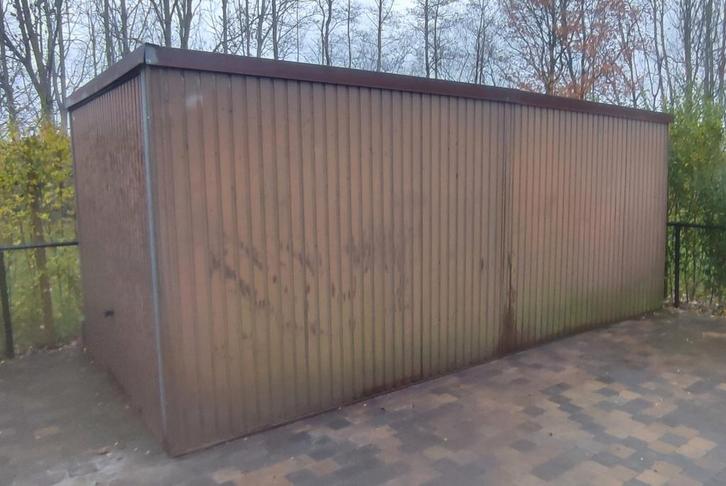 Garagebox te koop (2.70 x 6m). Eenvoudige (de)montage!, Doe-het-zelf en Bouw, Containers, Ophalen