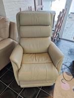 Te koop! Elektrisch verstelbare lederen zetel!, Enlèvement, Utilisé, Cuir