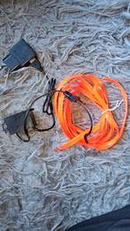 EL Wire Lichtdraad – Rood (ca. 3 meter) met Adapter & USB –, Ophalen of Verzenden