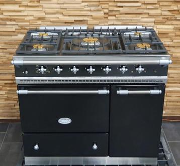 🔥Luxe Fornuis Lacanche 100cm zwart + rvs 5 pits 2 ovens beschikbaar voor biedingen