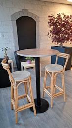 8 tabourets de bar en rotin à vendre, Maison & Meubles, Enlèvement