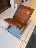 Retro antiek voetbankje jaren 70, Huis en Inrichting, Fauteuils, Ophalen, Zo goed als nieuw