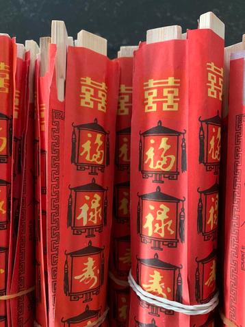 NIEUW - Lot chopsticks 140 stuks, Neuf, Résiste au lave-vaisselle, Couverts en vrac, Enlèvement ou Envoi