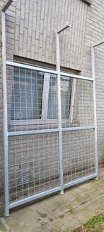 Gegalvaniseerd afsluiting, hek, Tuin en Terras, Ophalen, Gebruikt