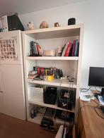 Bibliothèque blanche, Maison & Meubles, Armoires | Bibliothèques, 25 à 50 cm, Avec tablette(s), Comme neuf, 100 à 150 cm