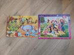 Twee puzzels o.a. Disney Princess, Enlèvement, 10 à 50 pièces, Utilisé