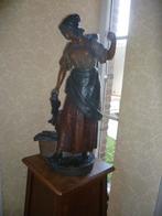 OUD BRONZEN GR BEELD, Antiquités & Art, Enlèvement