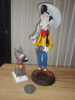 lucky luke beeld, Ophalen of Verzenden, Overige figuren, Zo goed als nieuw, Beeldje of Figuurtje