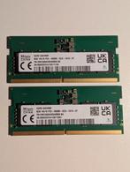 2x8GB DDR5 RAM SODIMM, Computers en Software, Verzenden, Zo goed als nieuw, DDR5, Laptop