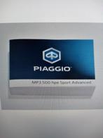 Handleiding PIAGGIO MP3 500, Verzenden