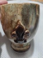 Chope tasse Fleur De Lys En Grès émaillé, Enlèvement