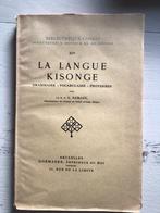 La langue kisonge, bibliotheque Congo, Antiek en Kunst, Ophalen of Verzenden