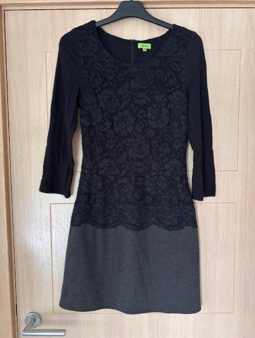 Jurk K-Design maat XS (nr4432), Kleding | Dames, Jurken, Zo goed als nieuw, Maat 34 (XS) of kleiner, Zwart, Knielengte, Ophalen of Verzenden