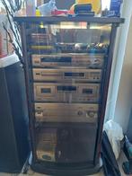 yamaha stereoketen, 4 elementen en 2 boxen zonder kast, Audio, Tv en Foto, Ophalen, Gebruikt, Cd-speler